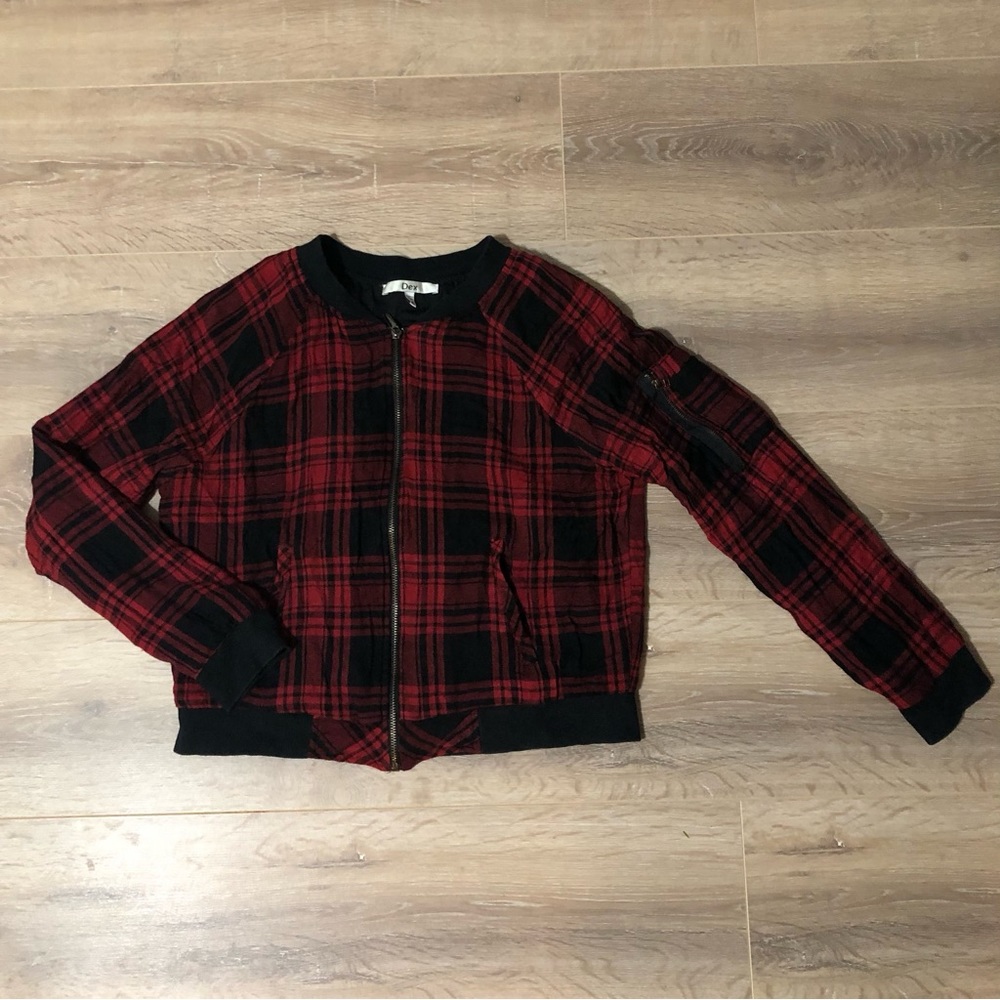 Dex Sweater - Buffalo Plaid Zip up